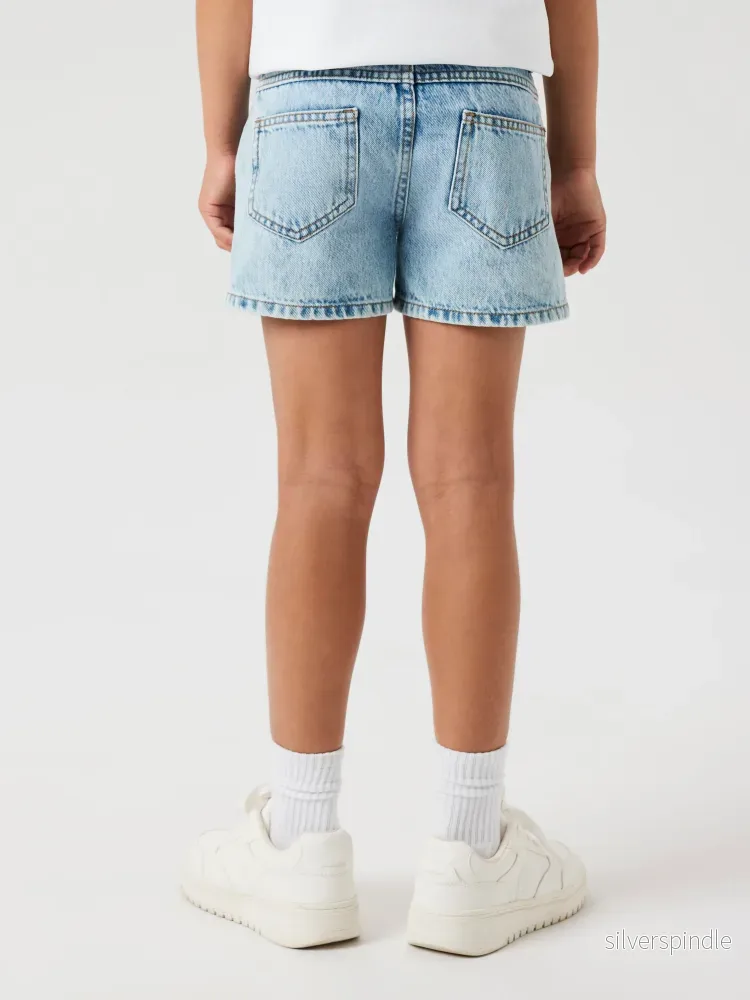 Jeans Shorts med strass stenar - Bild 2