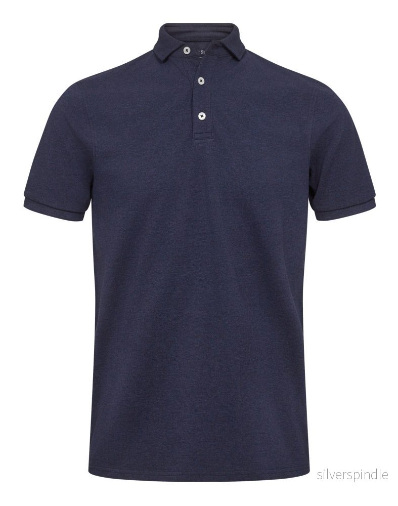 BS Monir Regular Fit Pikétröja - Ocean