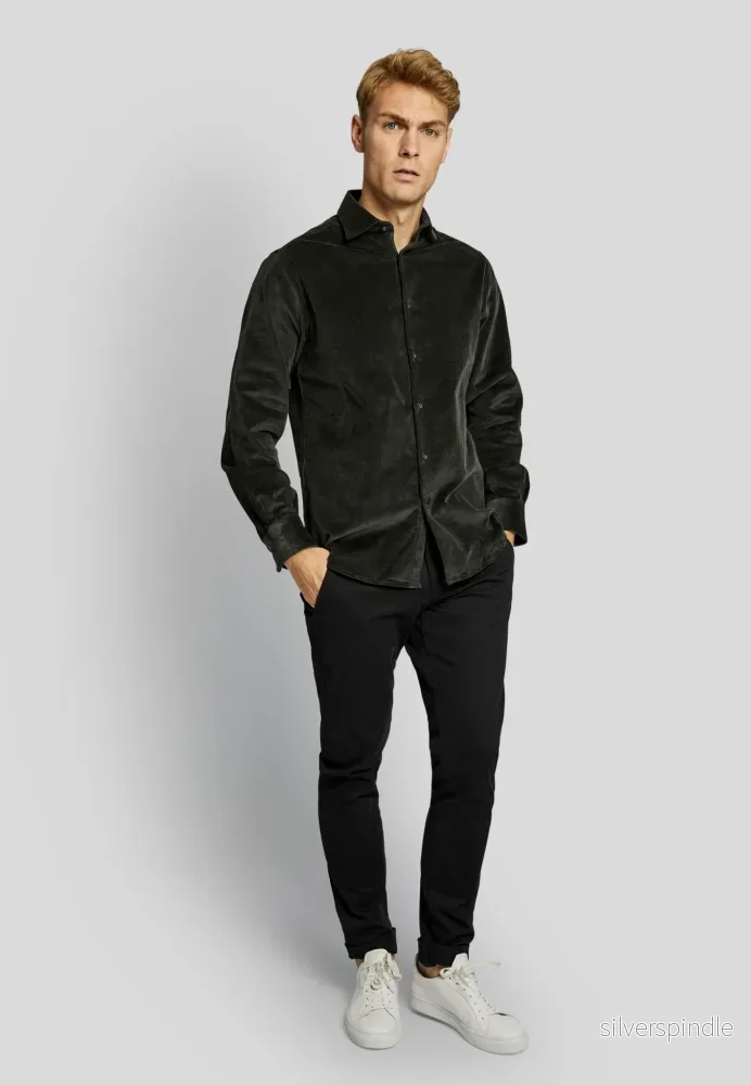 BS Horten casual modern fit Skjorta - Grön - Bild 3