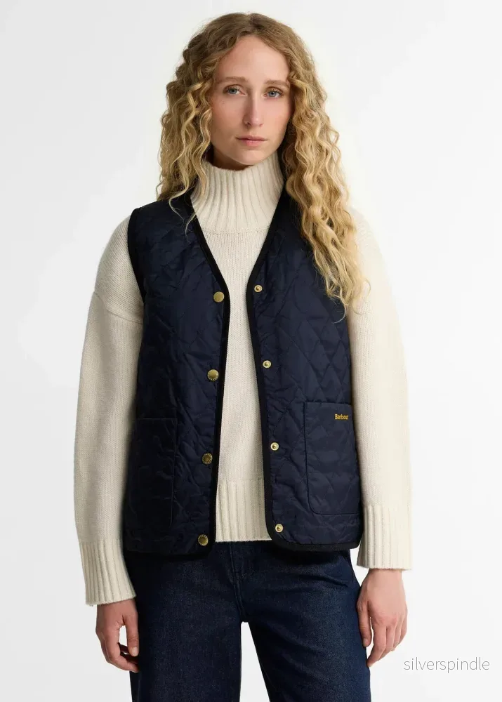 Barbour Tartan Reimagined Icons Liner Navy Barbour Tartan Reimagined Icons Liner Navy