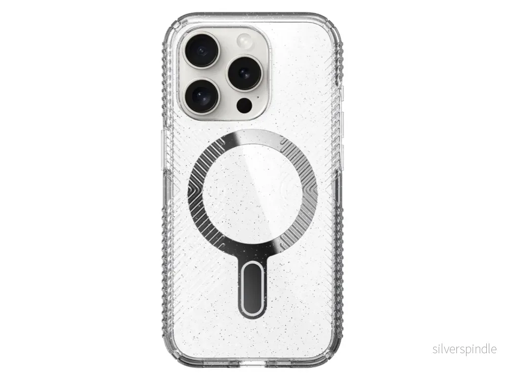 Speck Grip Lux Skal iPhone 15 Pro Magsafe – Glitter Speck Grip Lux Skal iPhone 15 Pro Magsafe – Glitter