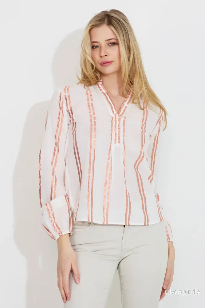 VERNILL BLOUSE - randig - Bild 2