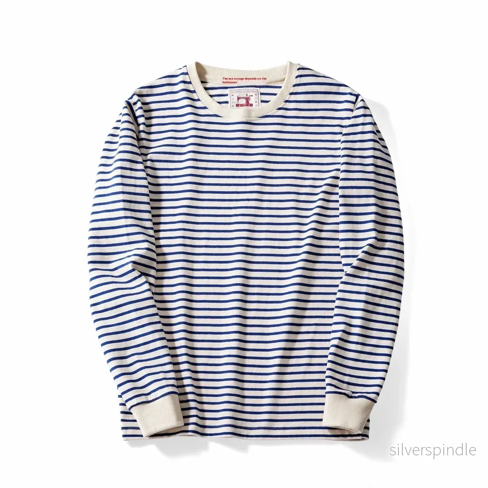 Oliver | Randig Långärmad T-Shirt för Herr med Stil - Bild 3