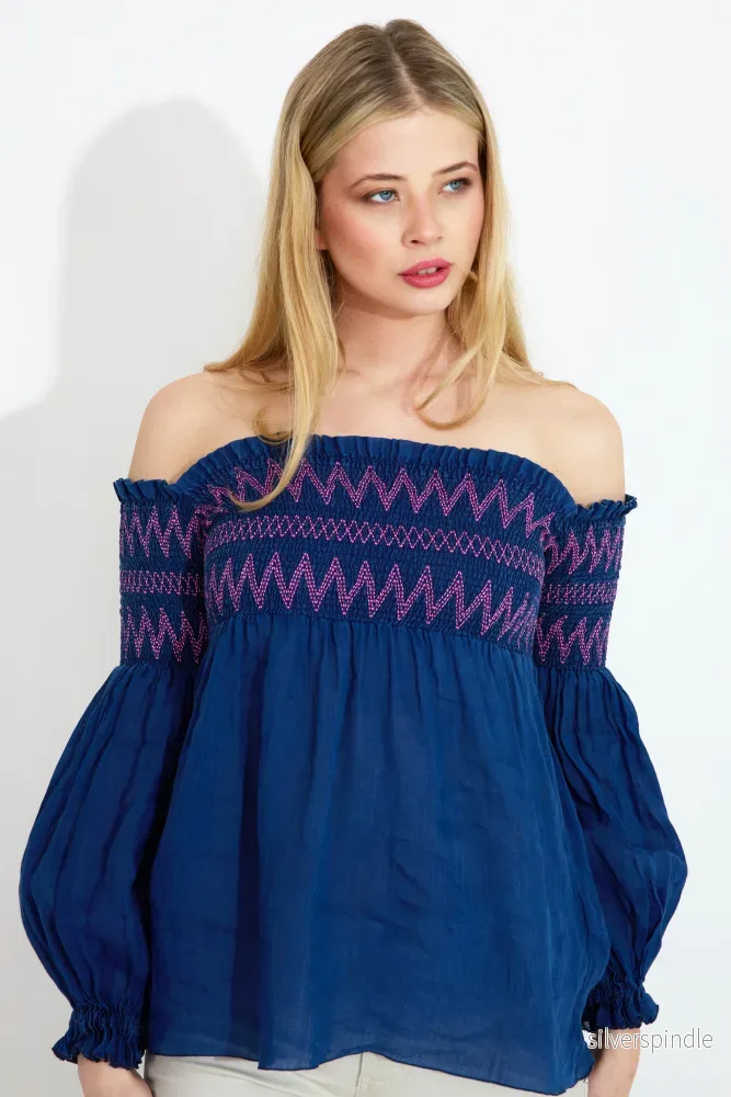 CAMICIA MERACH - broderad - Bild 2