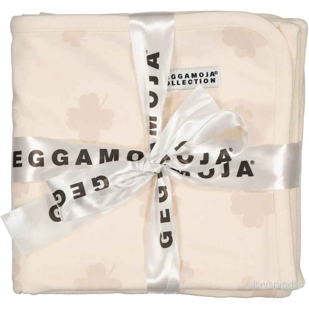 Babyfilt Bambu Klöver Beige Babyfilt Bambu Klöver Beige