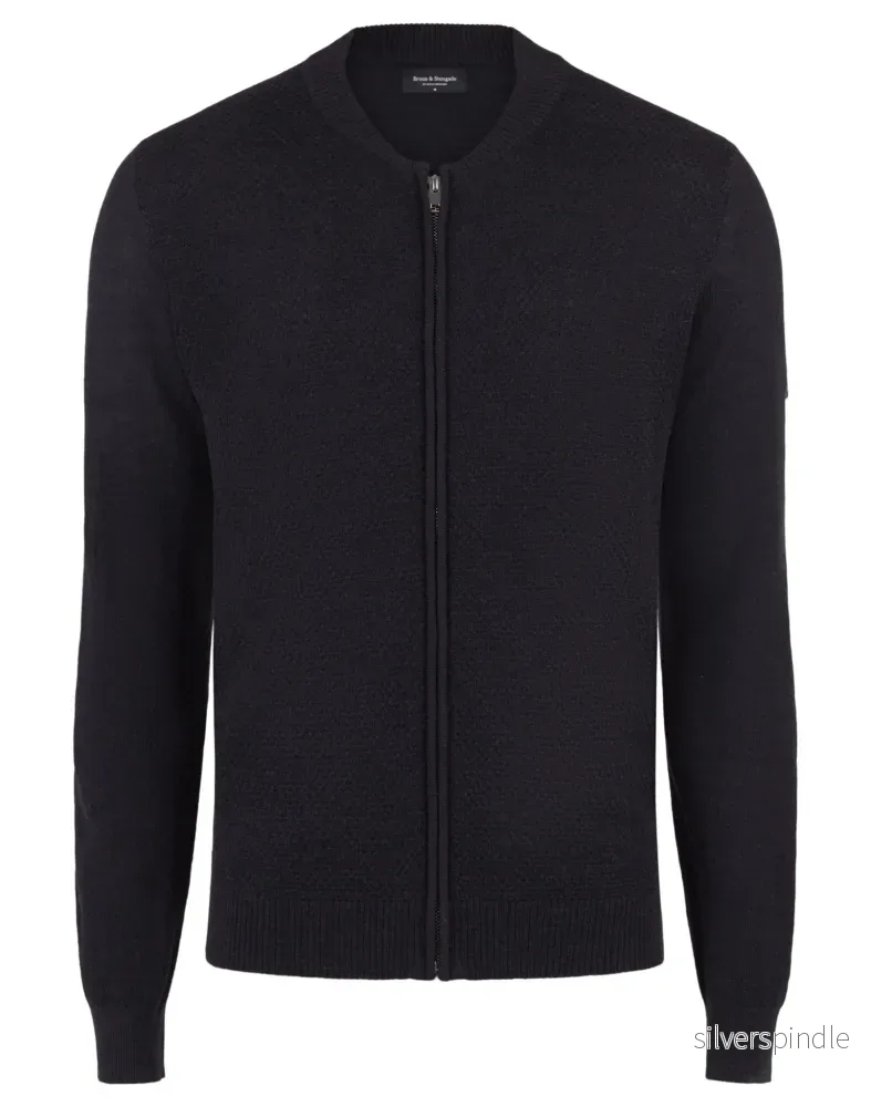 BS Carlos Regular Fit Stickad tröja – Charcoal