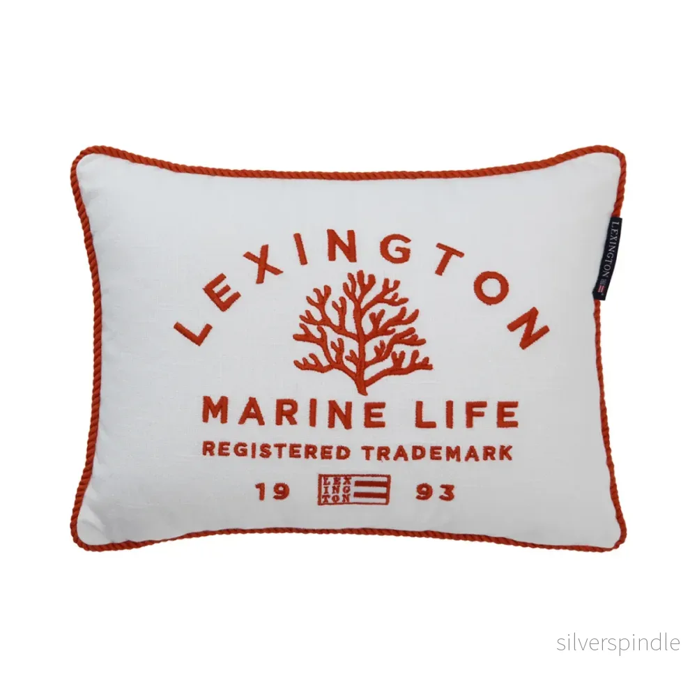 Lexington Marine Life Organic Cotton Canvas Prydnadskudde Lexington Marine Life Organic Cotton Canvas Prydnadskudde