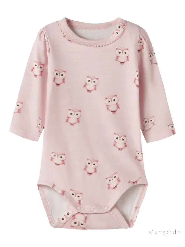 Name It Netie Rosa Body Med Ugglor Name It Netie Rosa Body Med Ugglor