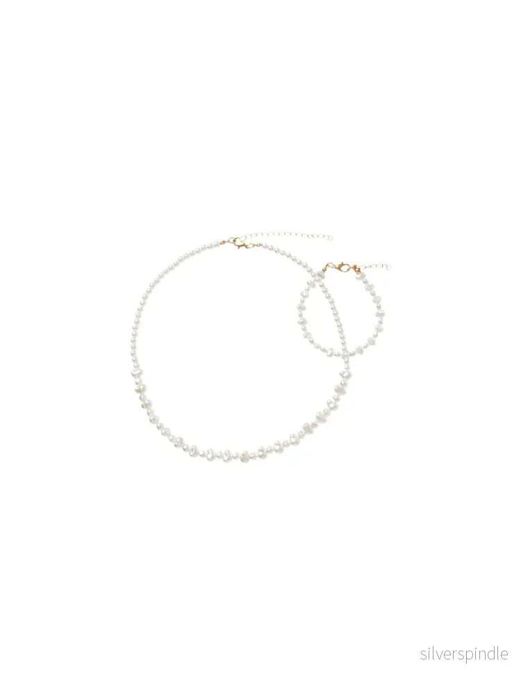 Pärlor set, Halsband + Armband - Bild 2