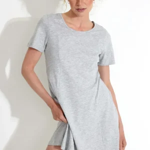 SABINA DRESS KLÄNNING – Lt. grey melange SABINA DRESS KLÄNNING – Lt. grey melange