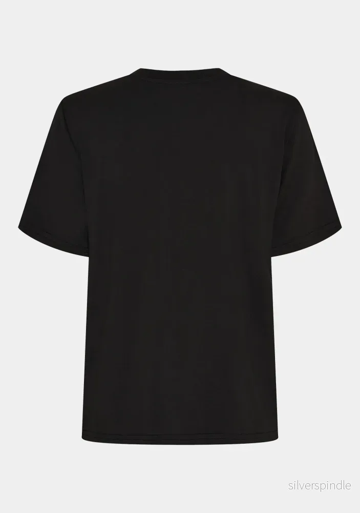 Gritt O-Neck T-Shirt - Black - Bild 2