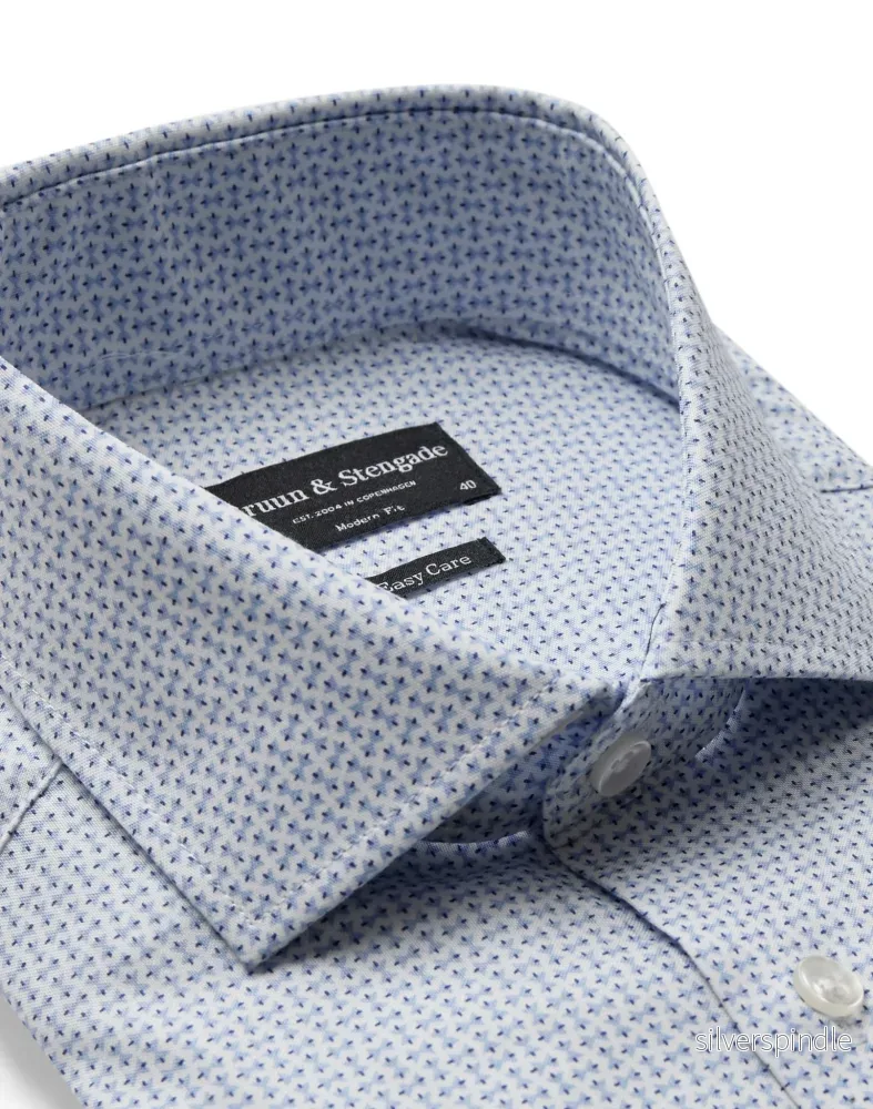 BS Flacco Modern Fit Skjorta - Light Blue - Bild 2