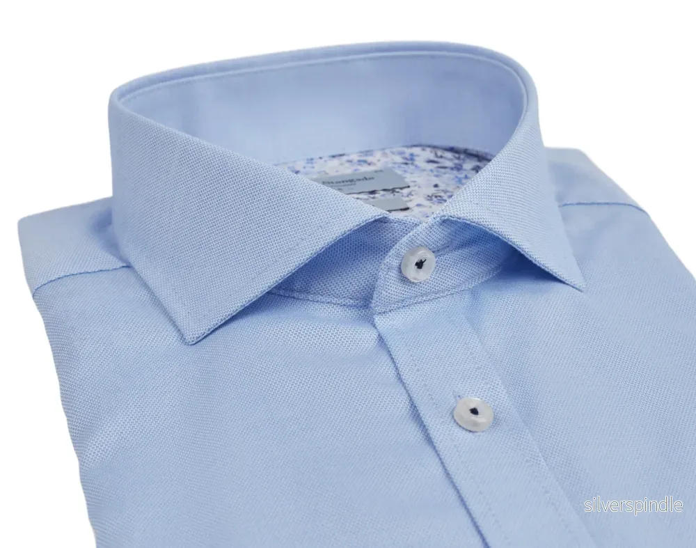 BS Mitchell Super Slim Fit Skjorta - Light Blue - Bild 2