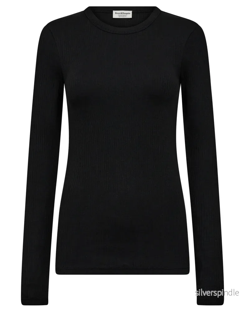 BS Margrethe Långärmad T-Shirt - Black