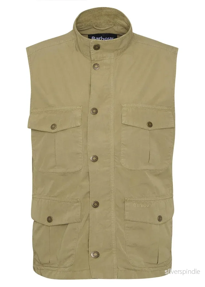Barbour Casual Corbridge Gilet Bleached Olive - Bild 3