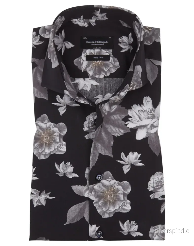 BS Son Modern Fit Skjorta - Black