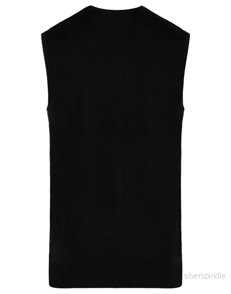 BS Merkur regular fit Stickad tröja - Black - Bild 2