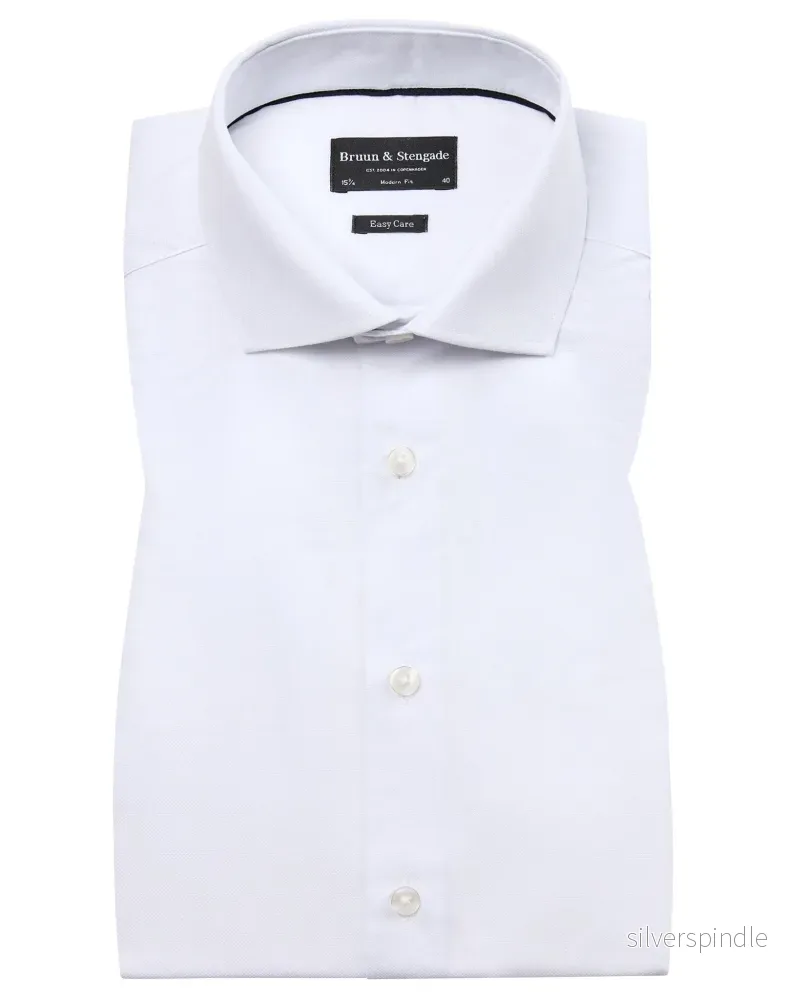 BS Percie Modern Fit Skjorta - White