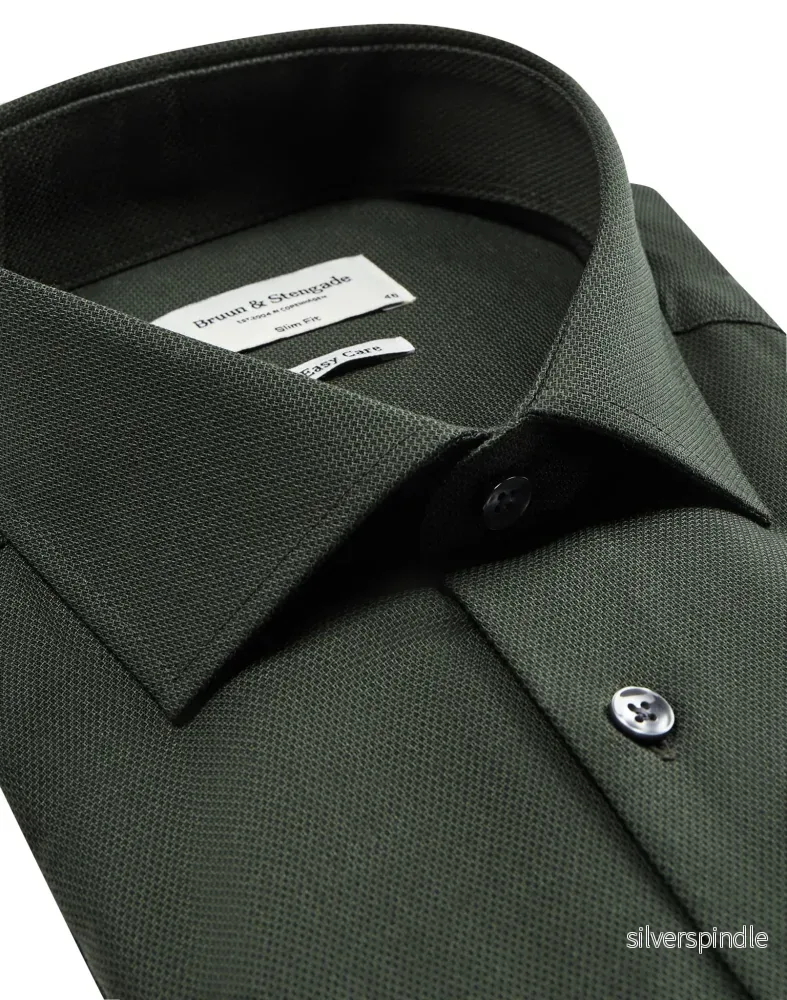 BS Hanna slim fit Skjorta - Green - Bild 2