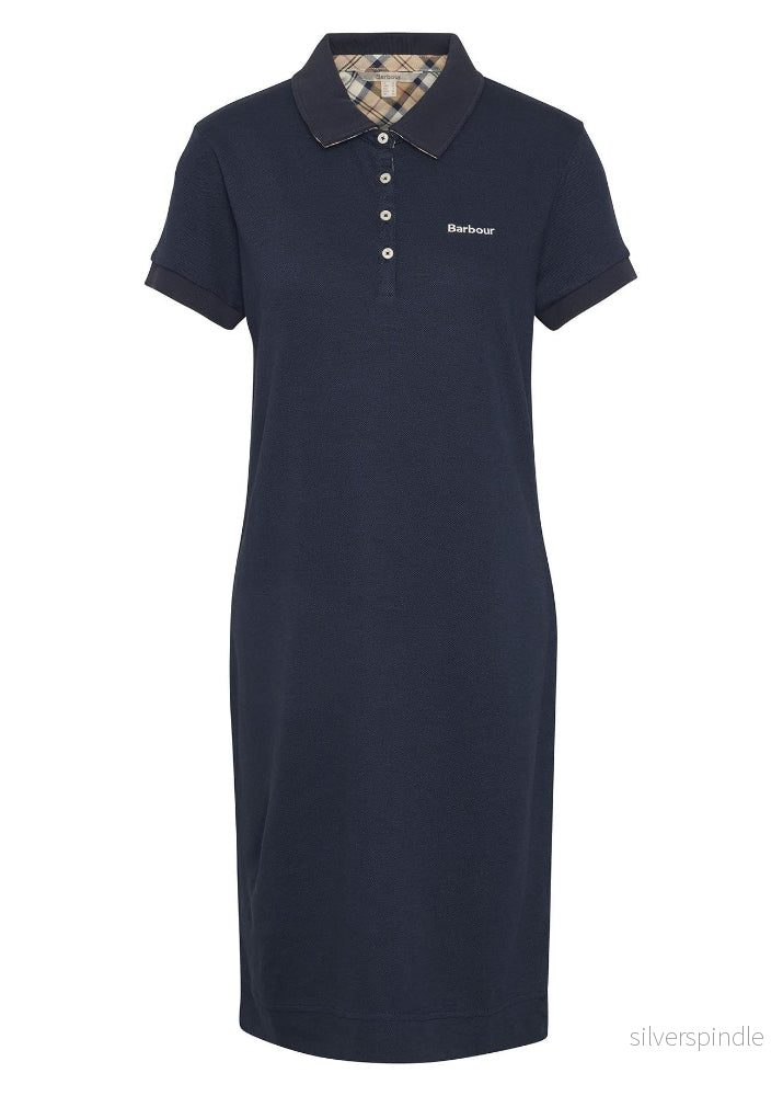 Barbour Polo Dress Navy - Bild 3