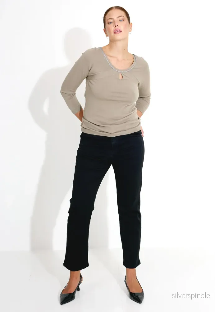 SWEATER VI-STRETCH 00099 - Grön