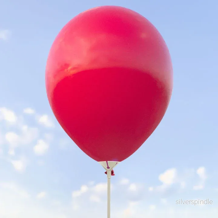Röda ballonger 28 cm - 100-pack - Bild 2