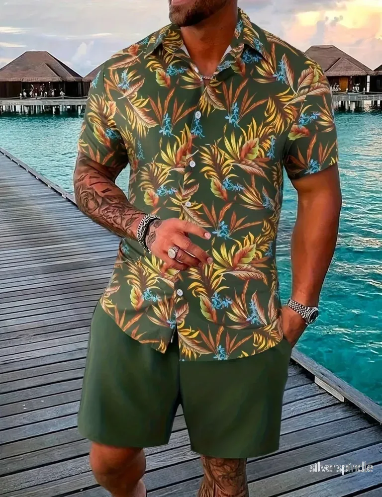Liam | Lätt Sommarset med Kortärmad T-Shirt och Shorts Liam | Lätt Sommarset med Kortärmad T-Shirt och Shorts
