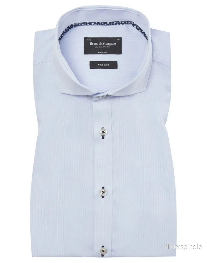 BS Djemba Modern Fit Skjorta Ljusblå – Light Blue