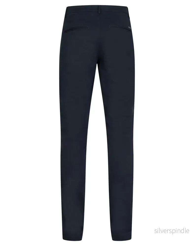 BS Maldonado Slim Fit Chinos - Marinblå - Bild 2