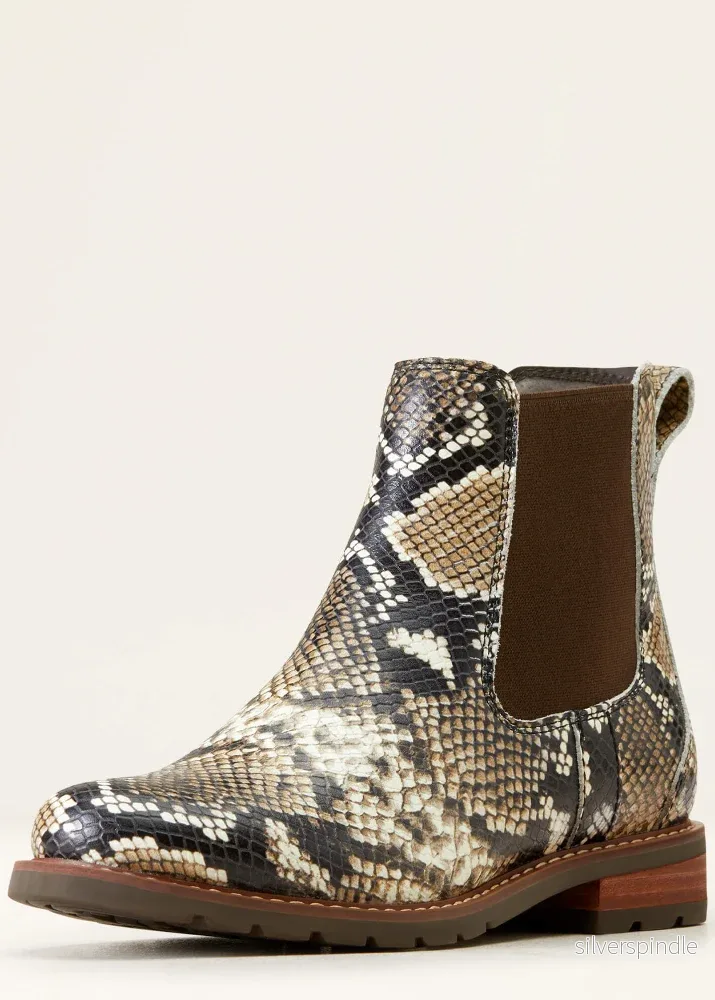Ariat Wexford Women's Waterproof Boot Snake Print - Bild 2