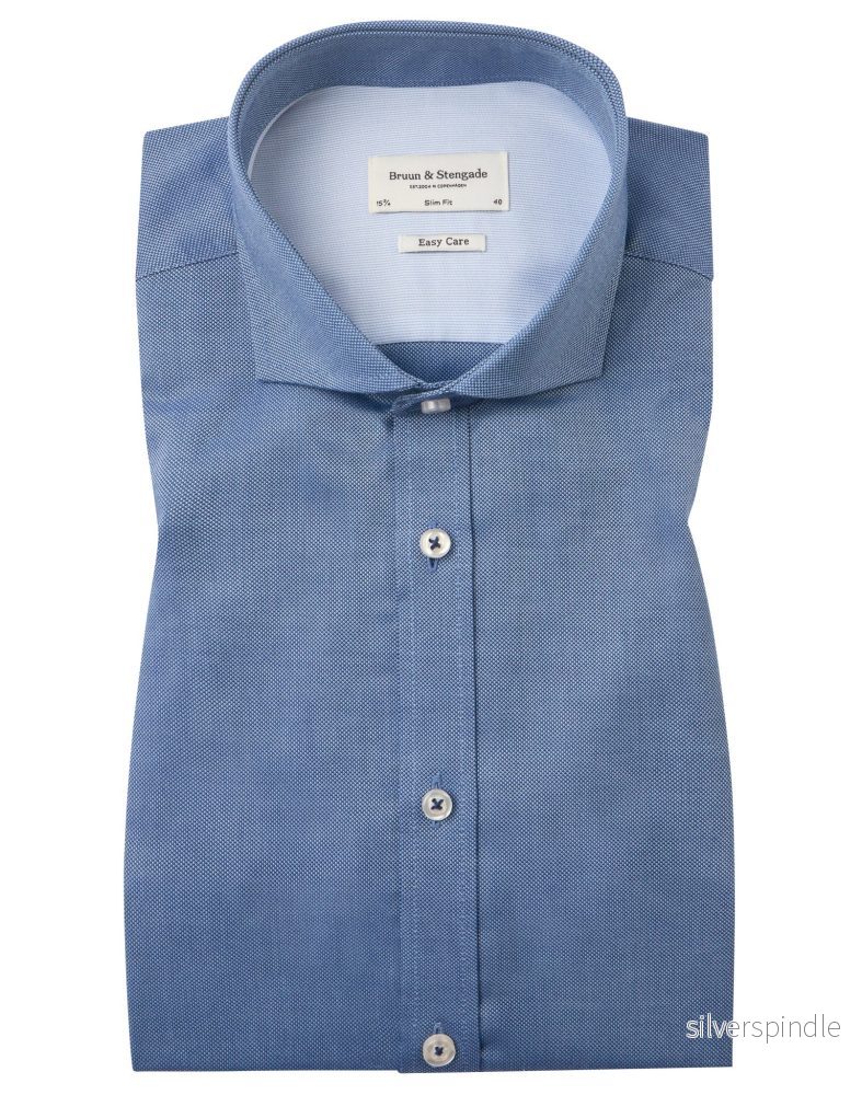 BS Klinsmann Slim Fit Skjorta - Blue
