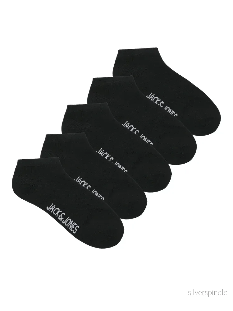 5 PACK Kortstrumpor Svarta 5 PACK Kortstrumpor Svarta