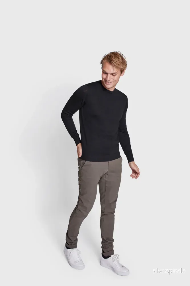 BS Lance Slim Fit Chinos - Grön - Bild 3