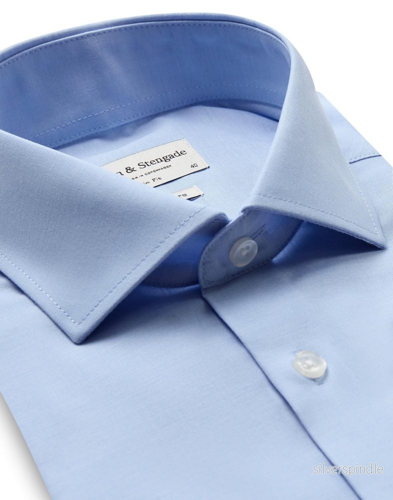 BS Tommy Slim Fit Skjorta - Light Blue - Bild 2