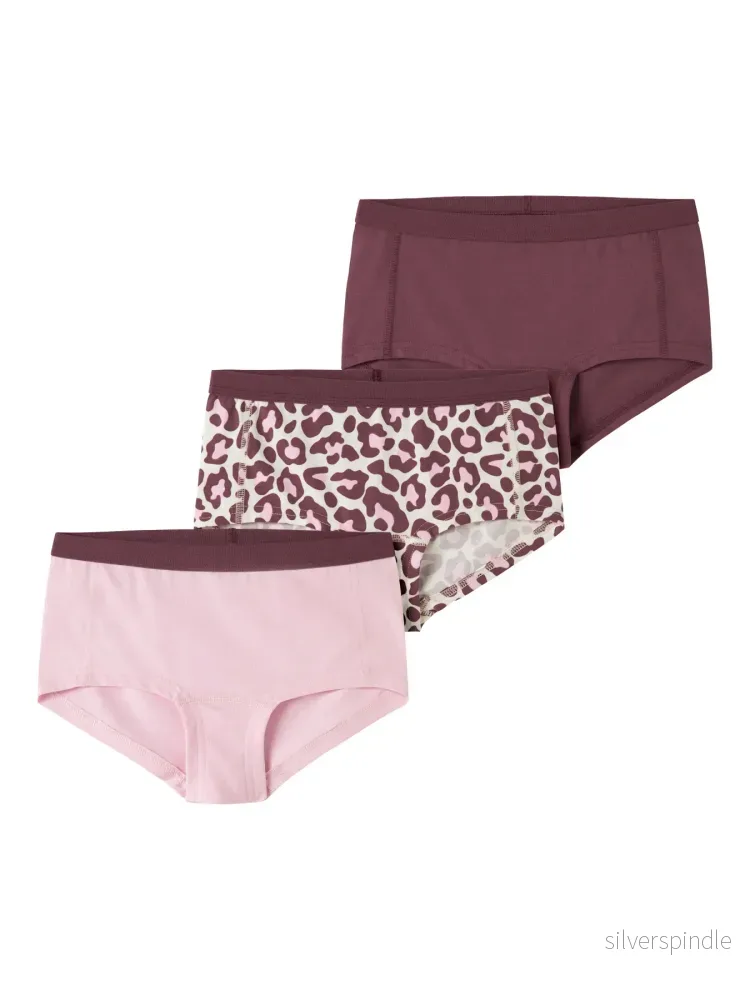 Hipstertrosor Leopard 3-Pack Ekologisk Bomull Hipstertrosor Leopard 3-Pack Ekologisk Bomull