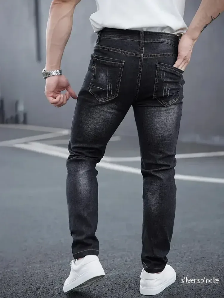 Mia | Slim Fit Jeans Med Medelhög Midja och Elegant Design - Bild 3