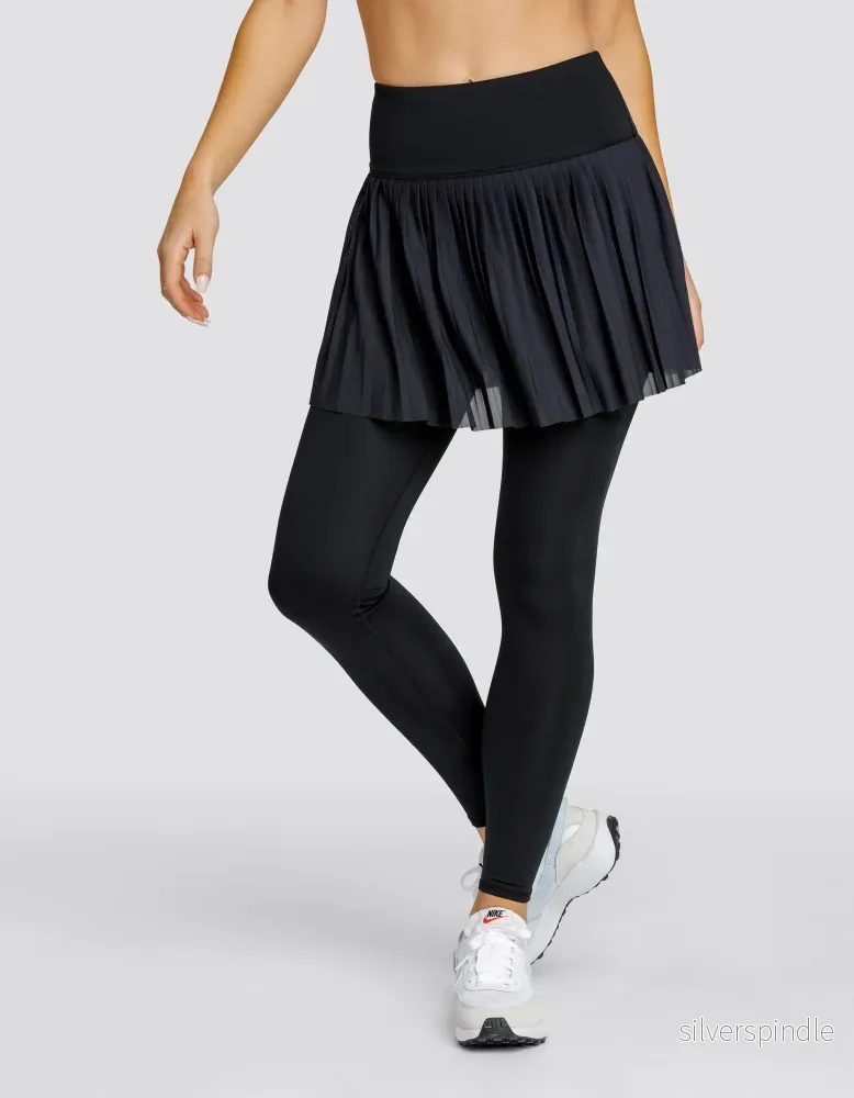 Emma | Hög Midja Leggings med Meshöverlägg - Bild 3