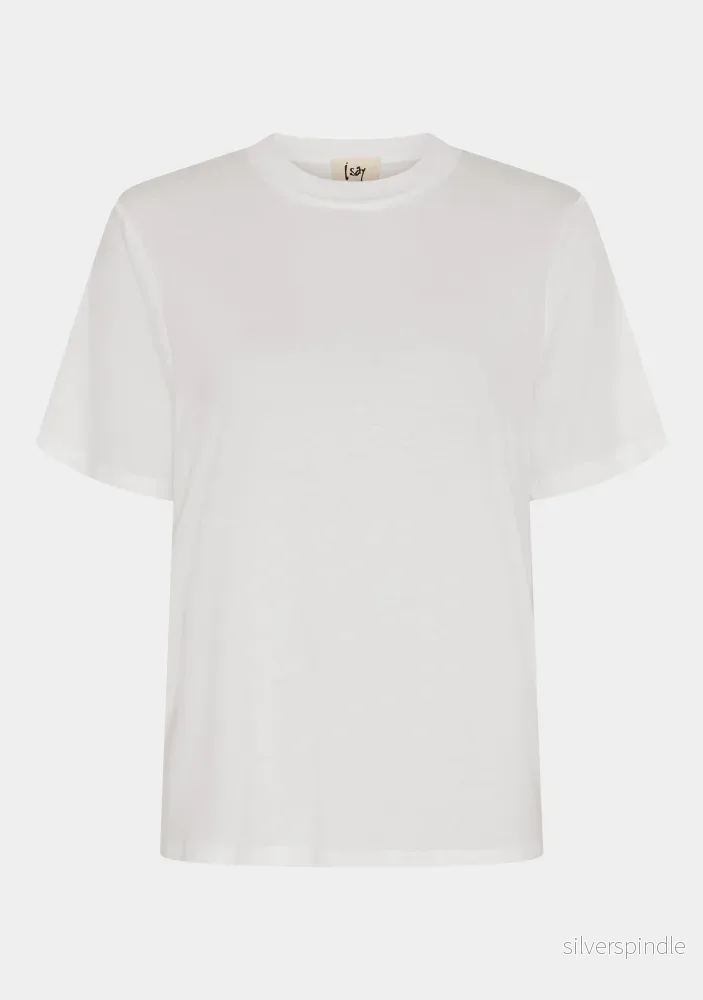 Gritt O-Neck T-Shirt – White Gritt O-Neck T-Shirt – White