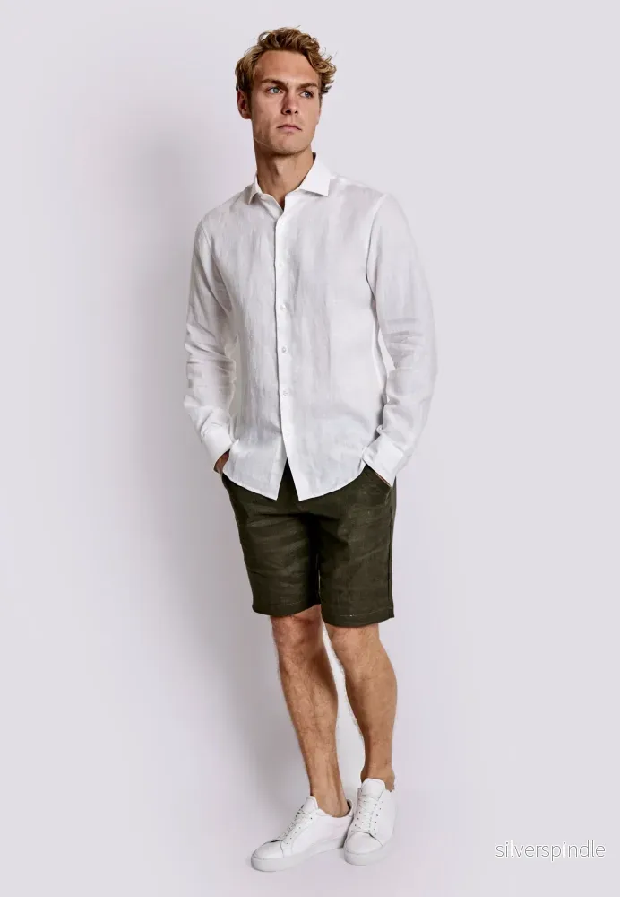 BS Bilbao Casual Modern Fit Skjorta - White - Bild 3