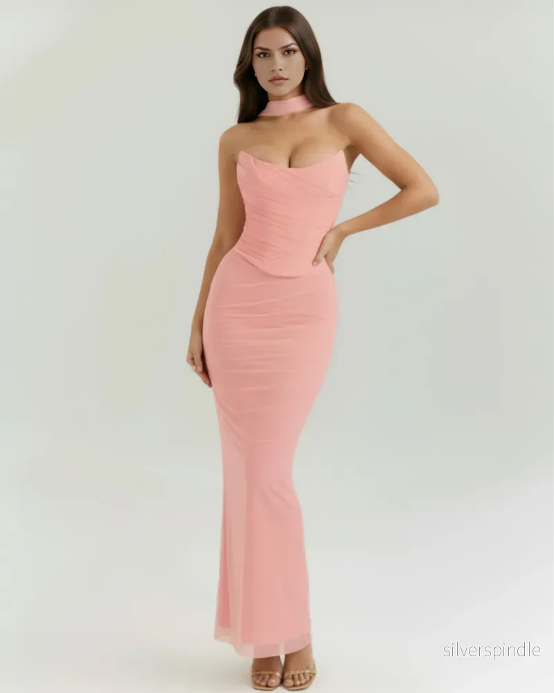 Sophie | Elegant Modern Maxi Set Med Korsett Och Kjol