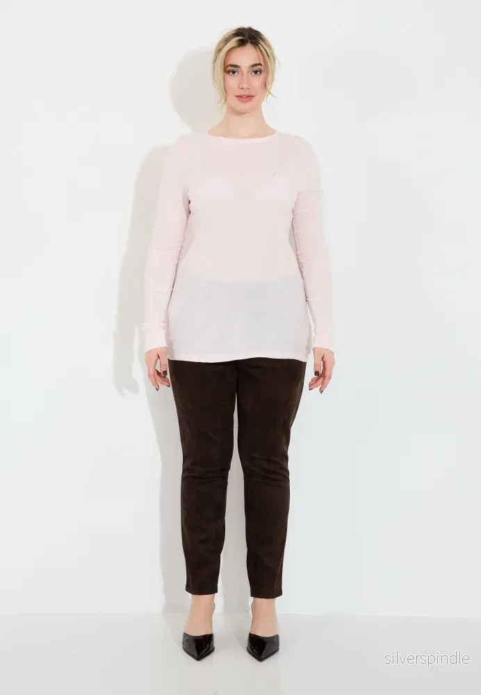 RIBBED T-SHIRT - Rosa - Bild 3