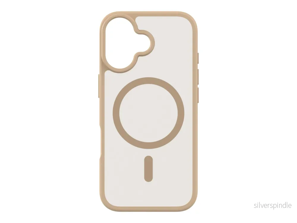 Frosted TPU-deksel iPhone 17 Magsafe – Beige