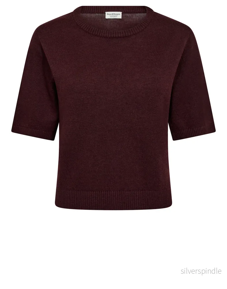 BS Eline Regular Fit T-Skjorta - Bordeaux