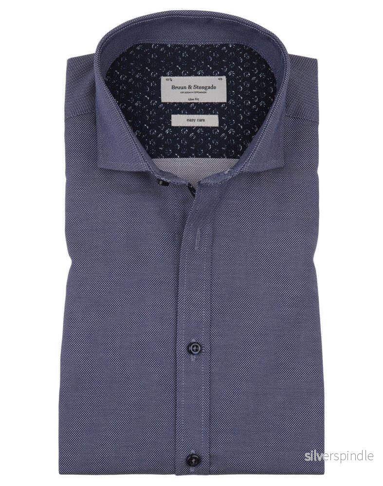 BS Gemma Slim Fit Skjorta – Navy