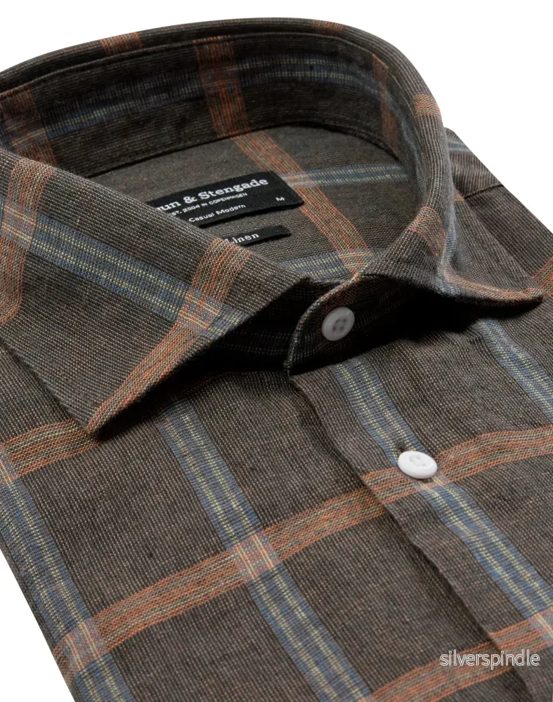 BS Charles Casual Modern Fit Skjorta - Brown - Bild 2