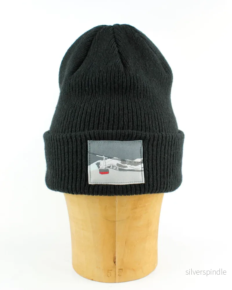 Åre Kabinbana Patch Beanie Black