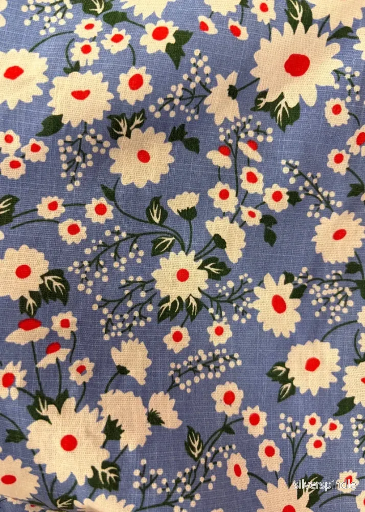 Rosie swingklänning med breda axelband - multi floral - Bild 2