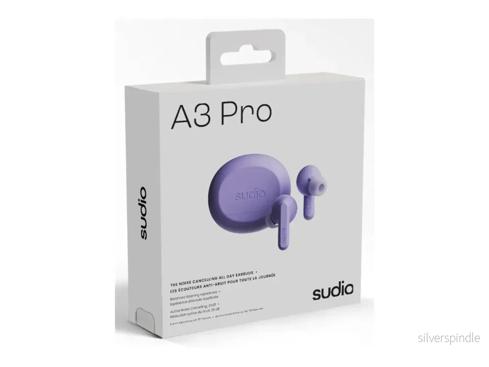 Sudio A3 Pro Trådlösa hörlurar - Lila - Bild 3