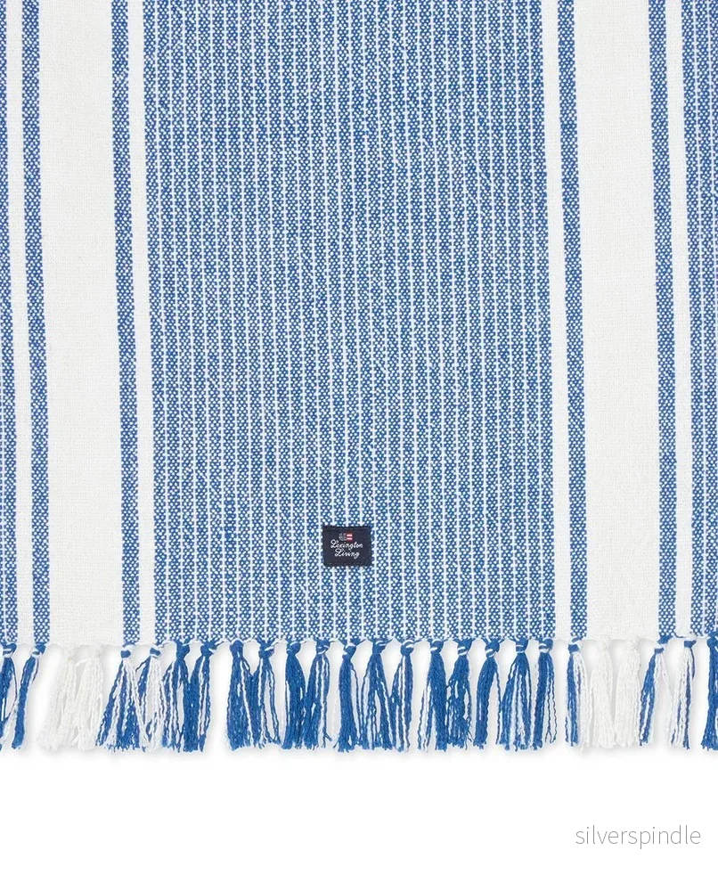 Lexington Striped Org Cot Placemat W Fringes 40*50 - Bild 2