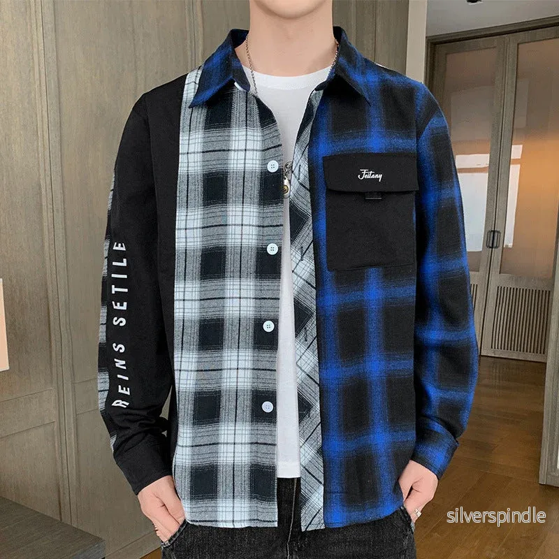 Ethan | Rutiga Långärmade Arbetsskjortor för Män Ethan | Rutiga Långärmade Arbetsskjortor för Män